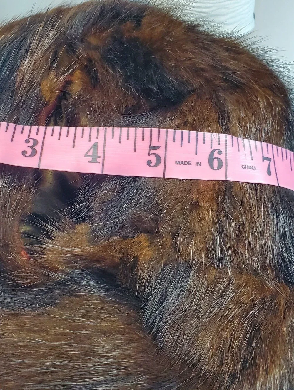 Vintage 50s mink fur hand muff